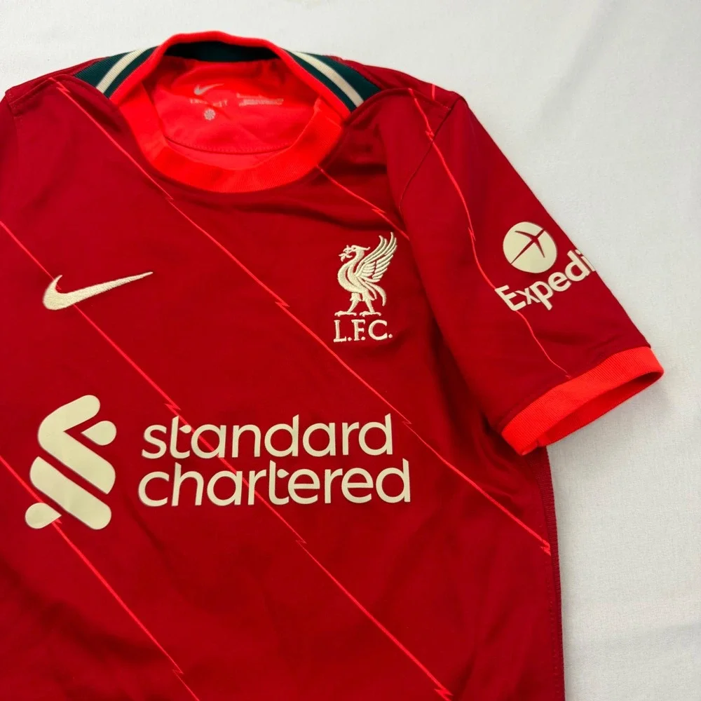Nike Liverpool FC Jersey Mens Small Red 2021-22 Home Kit #18 DB2568-688